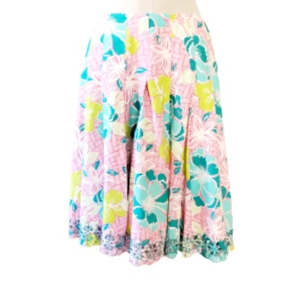 Vintage Lilly Pulitzer Scalloped Skirt